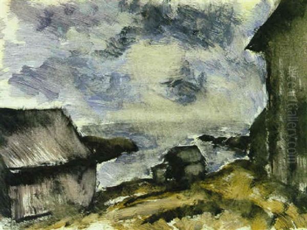 Perkins Cove, Ogunquit Oil Painting by Niles Spencer