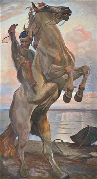 The Rider Oil Painting by Christian Speyer