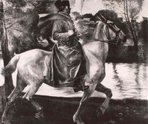 Der Schimmelreiter Oil Painting by Christian Speyer