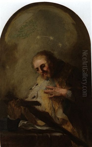 Der Heilige Johannes Von Nepomuk Oil Painting by Franz Joseph Spiegler