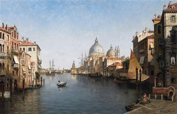 Nachmittagliches Venedig Oil Painting by Ernst Stache