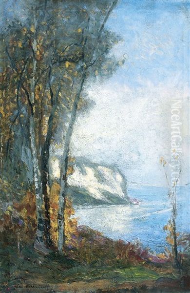 Birch Cliff (the Scarborough Bluffs) Oil Painting by Owen B. Staples