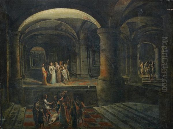 The Beheading Of Saint John The Baptist Oil Painting by Hendrick van, the Younger Steenwyck