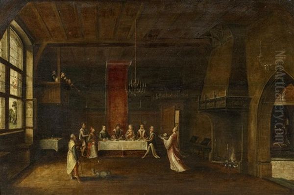 Salome Mit Dem Haupt Des Taufers Oil Painting by Hendrick van, the Younger Steenwyck