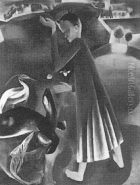 Der Tierfreund Oil Painting by Heinrich Stegemann