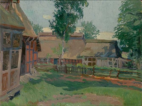 Ritterhude 1920 Oil Painting by Bernd Steiner