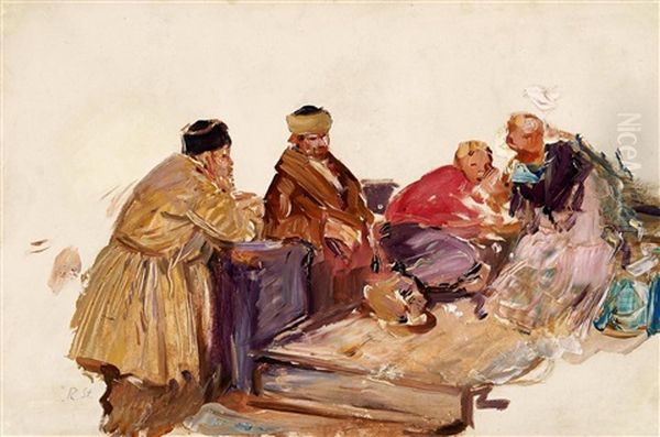 Auswanderer Oil Painting by Robert Sterl