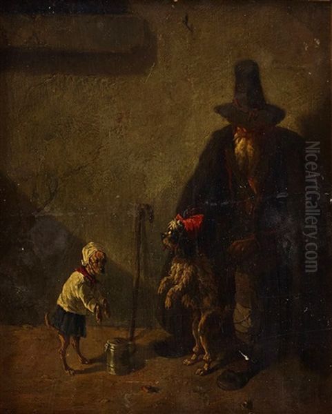 Hunddressoren Oil Painting by Joseph Stevens
