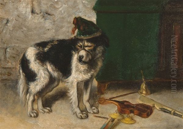 Chien De Saltimbanque Oil Painting by Joseph Stevens