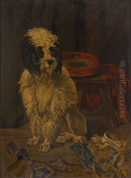 Le Chien Du Saltimbanque Oil Painting by Joseph Stevens