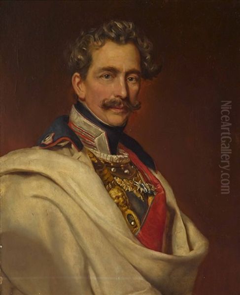 Prinz Karl Von Bayern Oil Painting by Joseph Karl Stieler