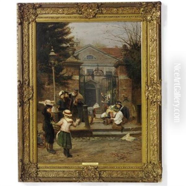 Guy Fawkes Day Oil Painting by Arthur Stocks