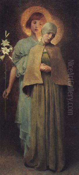 The Annunciation Oil Painting by Marianne Stokes