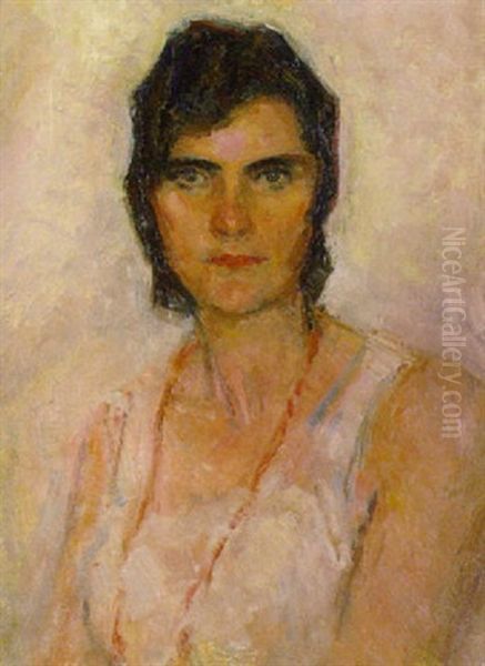 Frauenportrat Oil Painting by Ignaz Stolz the Younger