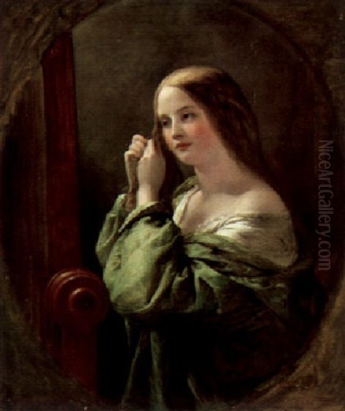 The Toilet Oil Painting by Frank Stone