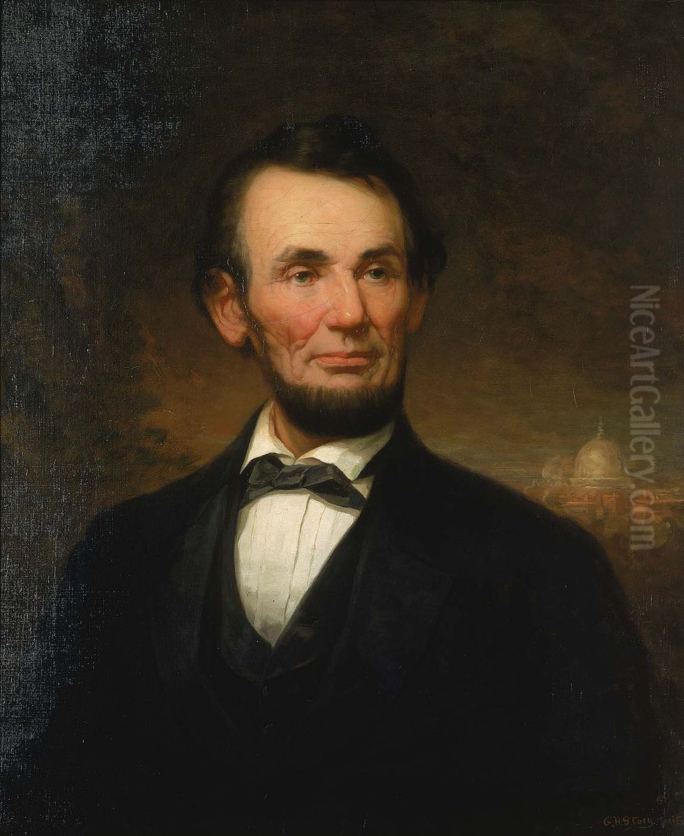 Abraham Lincoln Oil Painting by George Henry Story