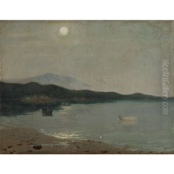 Summer Moonlight Oil Painting by William Stott Of Oldham