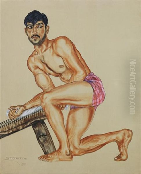 Shodial Das Bandari Oil Painting by Hubert Stowitts