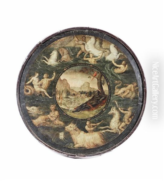 An Allegory Of Africa Oil Painting by Jan van der Straet