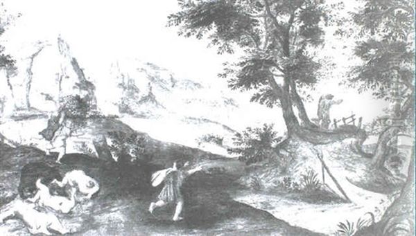 The Parable Of The Tares Among The Wheat Oil Painting by Jan van der Straet