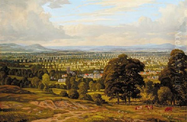 A View Of Broadway Oil Painting by Ian Strang