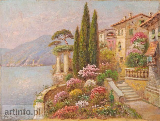 Wille Na Capri Oil Painting by Roman Bratkowski