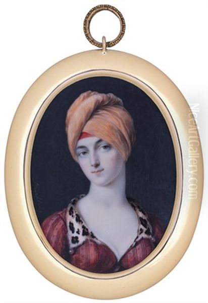 Mary Nelson Dudding Oil Painting by Eduard (Peter Eduard) Stroehling