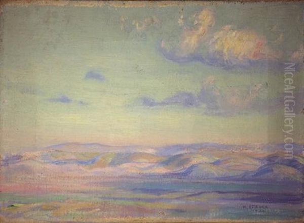 Wolken Oil Painting by Hermann Struck