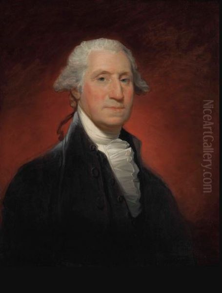 George Washington (vaughan Type) Oil Painting by Gilbert Stuart