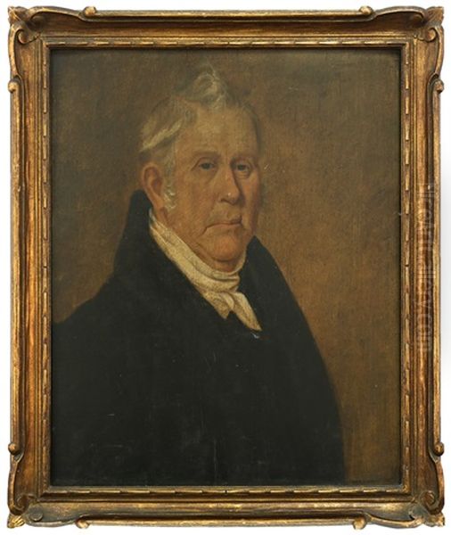 Pair Of Pike County Oil Painting by Gilbert Stuart