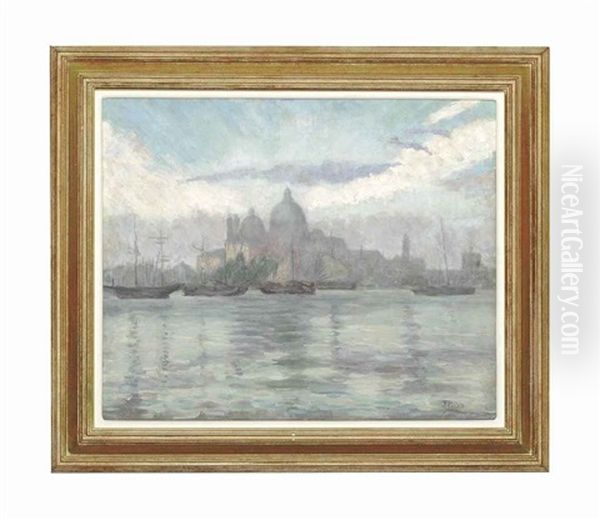 Santa Maria Della Saluta, Venice Oil Painting by Arthur Haythorne Studd