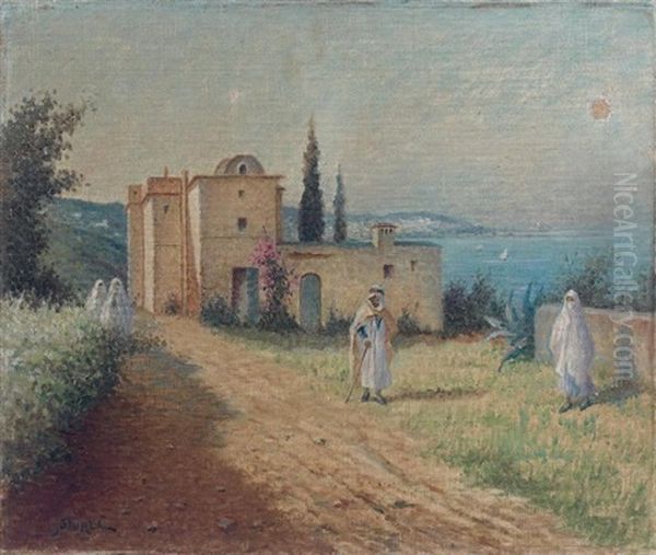 Environs De La Baie D'alger Oil Painting by Michel Sturla