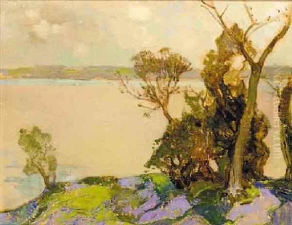 The Sands Of Dee Oil Painting by Alick Riddel Sturrock