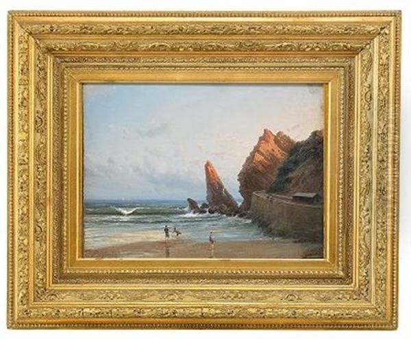 The Crimean Shore Oil Painting by Rufin Gavrilovich Sudkovsky