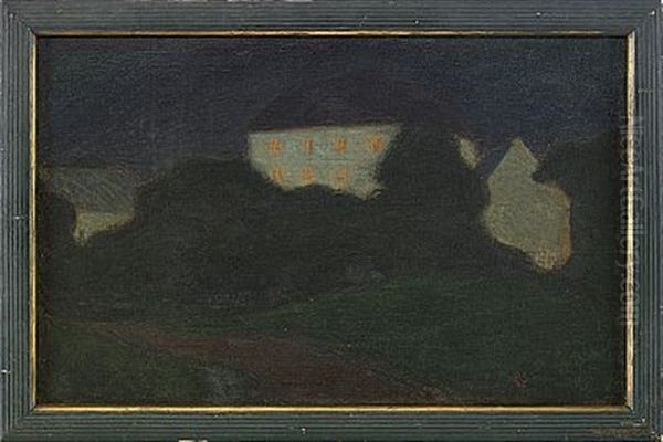 Gafle Hus Oil Painting by Pelle Svedlund