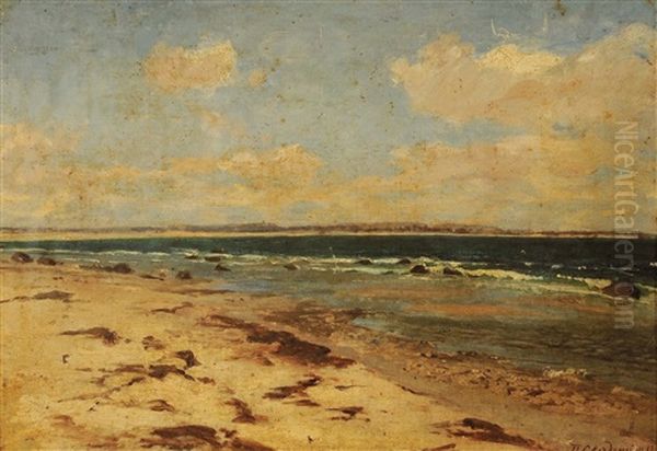 Veduta Costiera Italiana Oil Painting by Paul A. Svedomsky