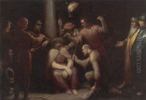 Cristo Deriso Oil Painting by Gerrit Pietersz. Sweelinck