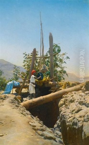 In Nubia Oil Painting by Rudolph Swoboda the Younger