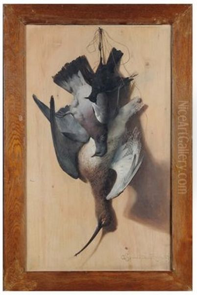 Cacciagione Appesa Oil Painting by Giorgio Szoldaticz