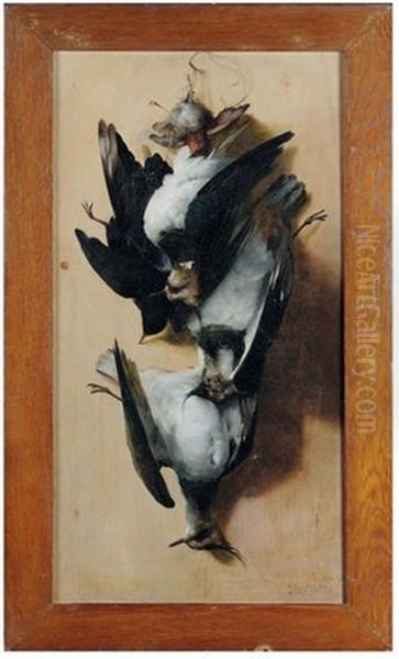 Cacciagione Appesa Oil Painting by Giorgio Szoldaticz