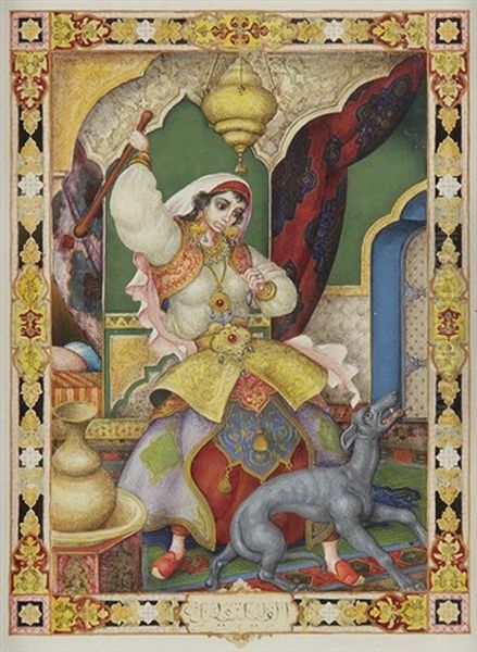 Mille Et Une Nuits Oil Painting by Arthur Szyk