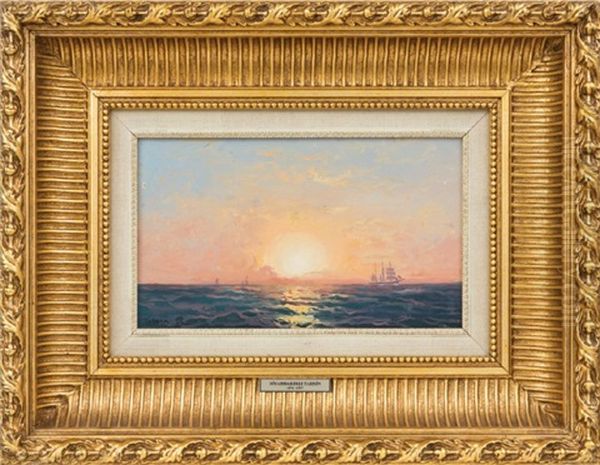 Gunbatimi Oil Painting by Diyarbakirli Tahsin