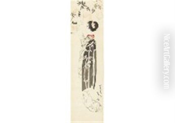 Star Festival Oil Painting by Takehisa Yumeji