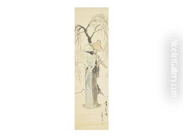 Song Of The Night In May Oil Painting by Takehisa Yumeji