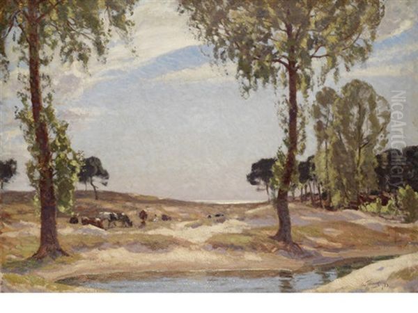 The Watering Place Oil Painting by Algernon Talmage