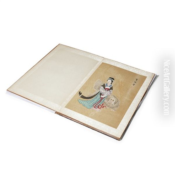 Album Depicting Twelve Famous Historical Beauties Oil Painting by Tang Yin