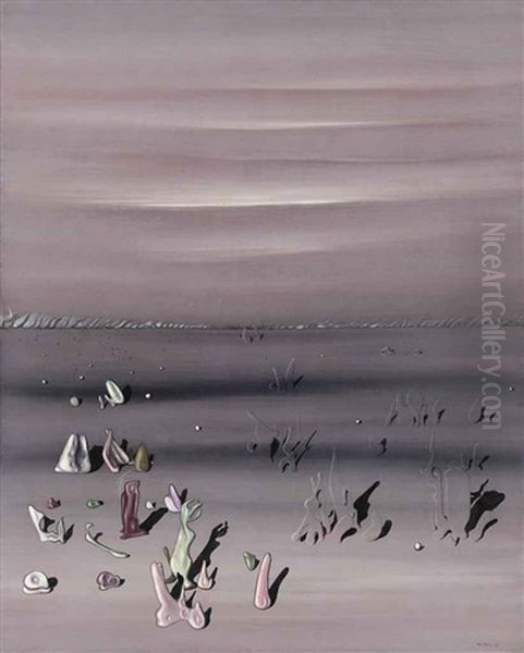 Fin De La Rampe Oil Painting by Yves Tanguy