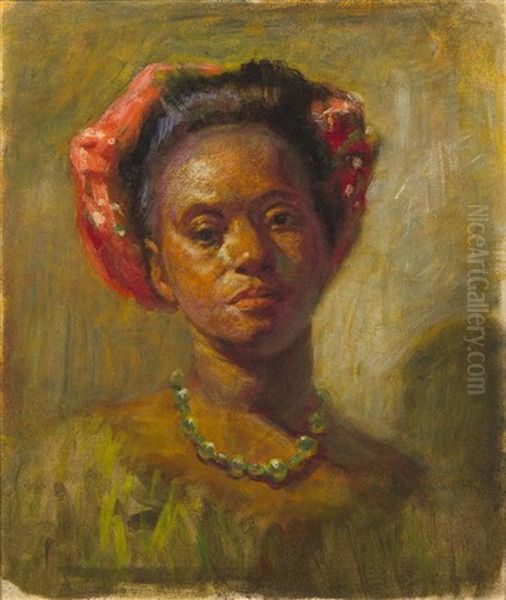 Woman From The French West Indies Oil Painting by Henry Ossawa Tanner