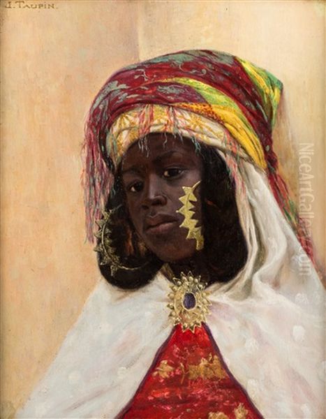 Randja. Laghouat, Algeria Oil Painting by Jules-Charles-Clement Taupin