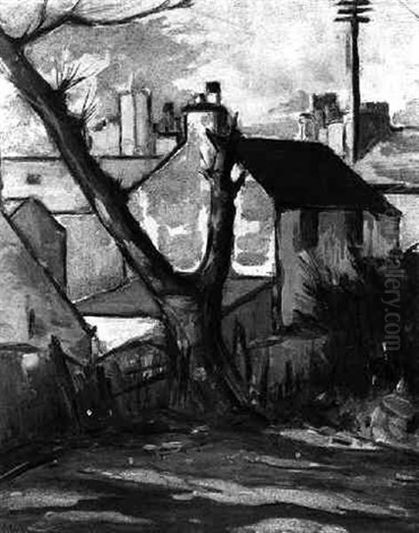 Back Of The Town, Kirkcudbright Oil Painting by Ernest Archibald Taylor